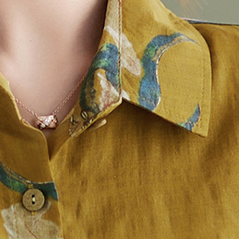 Nimara Ritual Literary Artistic Flower Print Cotton Clothing