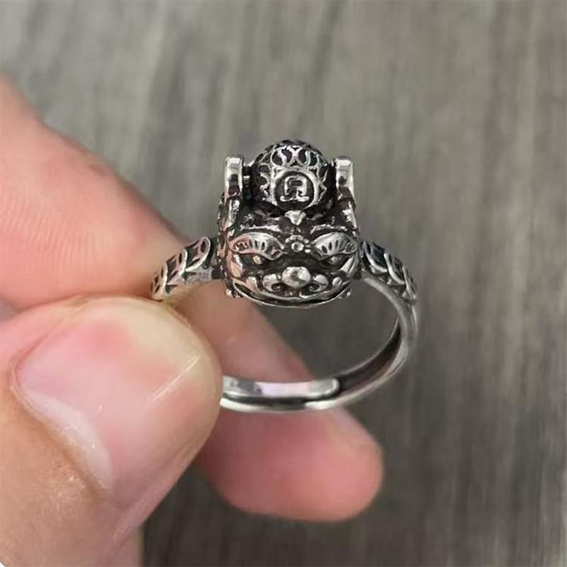 Nimara Ritual Lucky FengShui PiXiu Copper Coin Rotatable Ring
