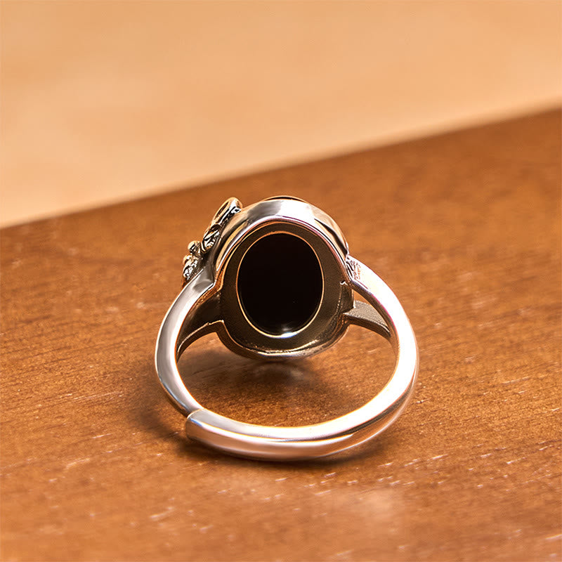 Nimara Ritual Copper Rose Flower Adjustable Self Care Ring