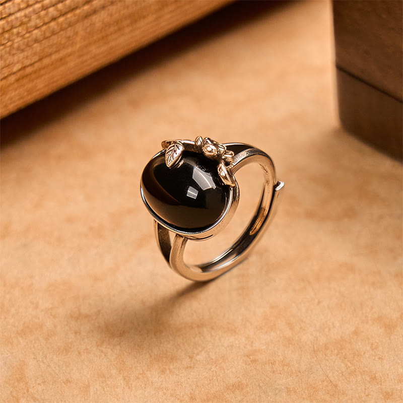 Nimara Ritual Copper Rose Flower Adjustable Self Care Ring