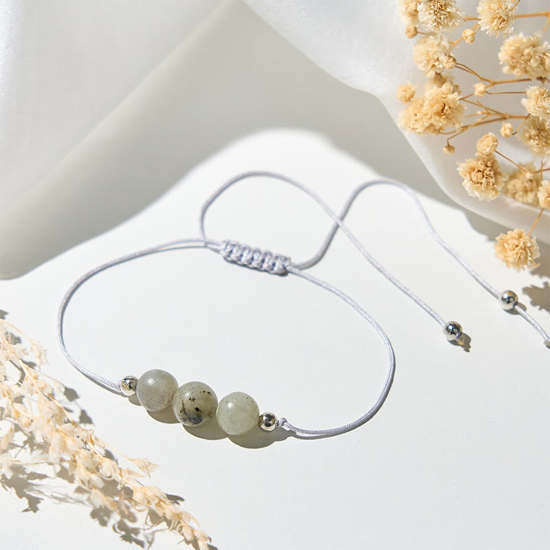 Nimara Ritual Natural Labradorite Bead Rope Healing Bracelet