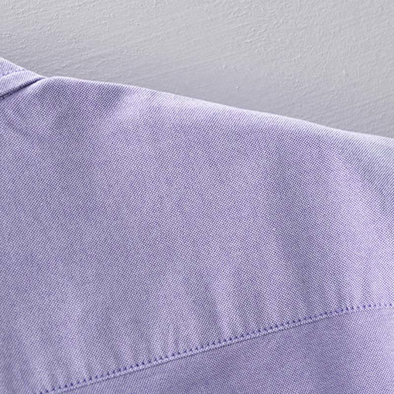 Nimara Ritual Solid Color Long Sleeve Buttons Down Design Men Cotton Shirt Clothing