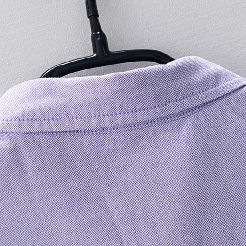 Nimara Ritual Solid Color Long Sleeve Buttons Down Design Men Cotton Shirt Clothing