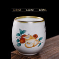 Nimara Ritual Cute Lying Cat Branches Teacup Kung Fu Tea Cup