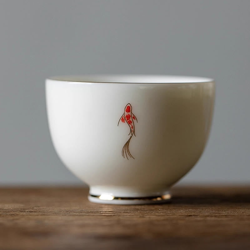 Nimara Ritual Koi Fish Teacup Kung Fu Tea Cup
