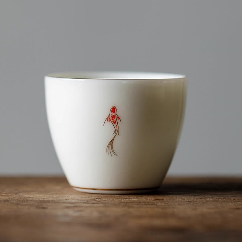 Nimara Ritual Koi Fish Teacup Kung Fu Tea Cup