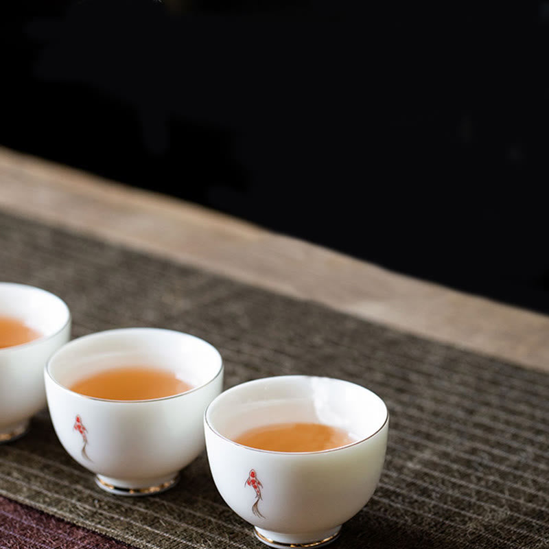 Nimara Ritual Koi Fish Teacup Kung Fu Tea Cup