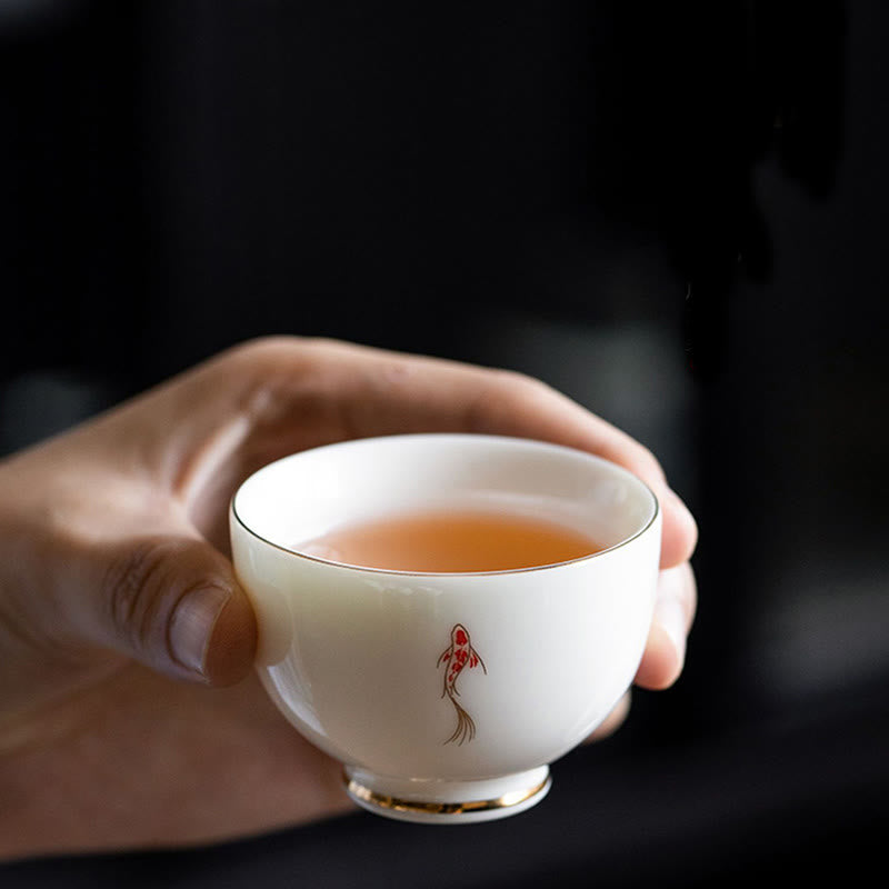 Nimara Ritual Koi Fish Teacup Kung Fu Tea Cup