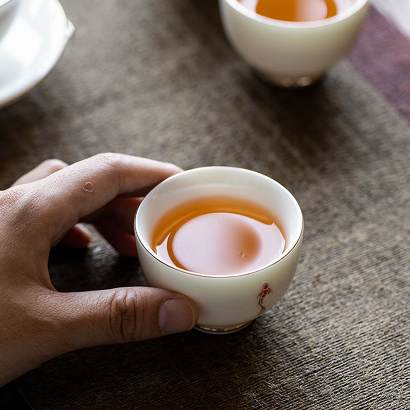 Nimara Ritual Koi Fish Teacup Kung Fu Tea Cup
