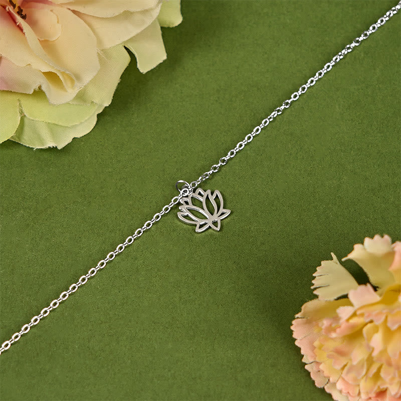 Nimara Ritual Lotus Pattern Titanium Steel Enlightenment Bracelet