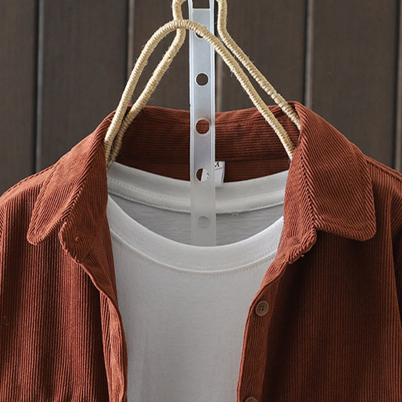 Nimara Ritual Corduroy Women's Cotton Long Sleeve Jacket With Pockets