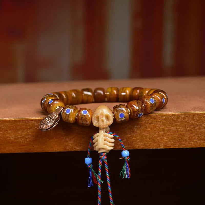 Nimara Ritual Tibetan Bone Beads The Lord Of The Corpse Forest Keep Away Evil Spirits Bracelet