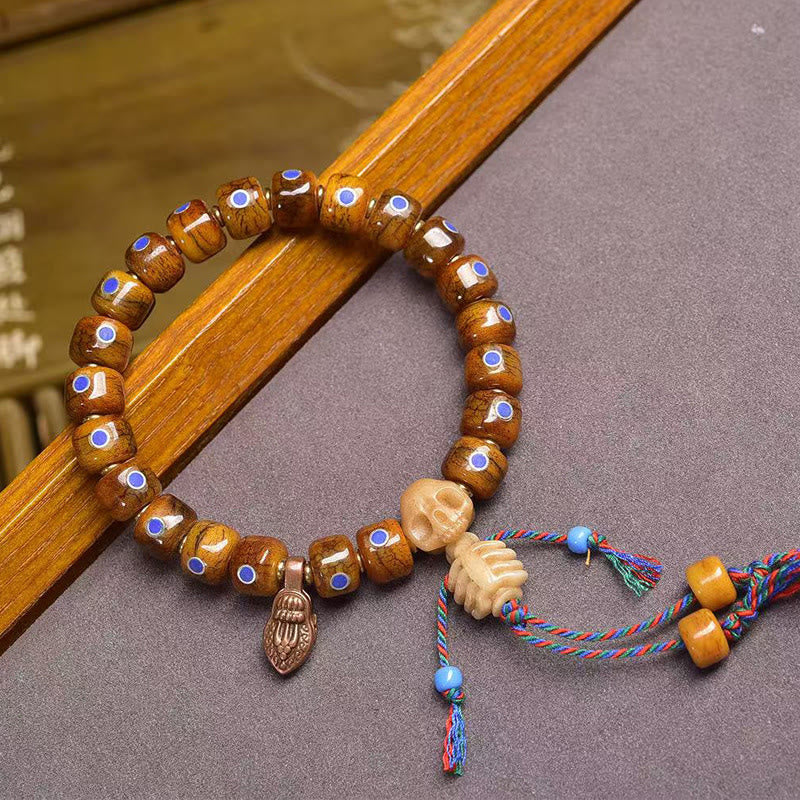 Nimara Ritual Tibetan Bone Beads The Lord Of The Corpse Forest Keep Away Evil Spirits Bracelet