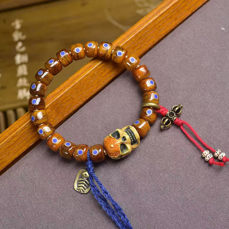 Nimara Ritual Tibetan Bone Beads The Lord Of The Corpse Forest Keep Away Evil Spirits Bracelet