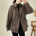 Nimara Ritual Women's Long Sleeve Button Cotton Jacket