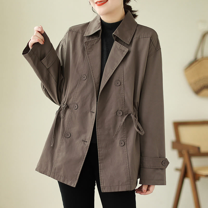 Nimara Ritual Women's Long Sleeve Button Cotton Jacket
