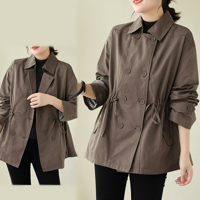 Nimara Ritual Women's Long Sleeve Button Cotton Jacket