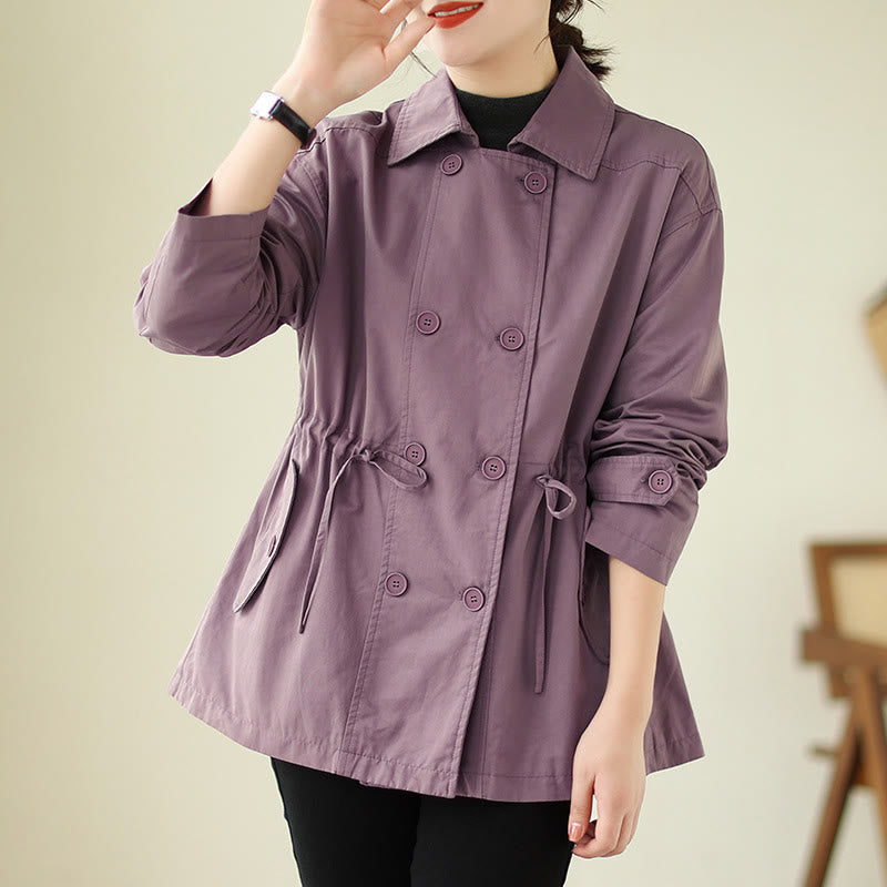 Nimara Ritual Women's Long Sleeve Button Cotton Jacket