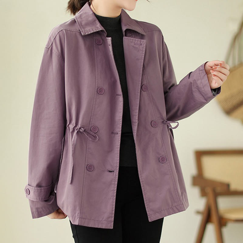 Nimara Ritual Women's Long Sleeve Button Cotton Jacket