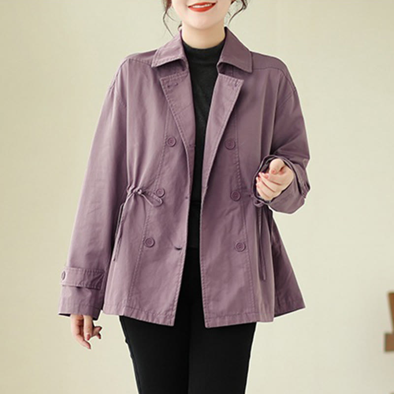 Nimara Ritual Women's Long Sleeve Button Cotton Jacket