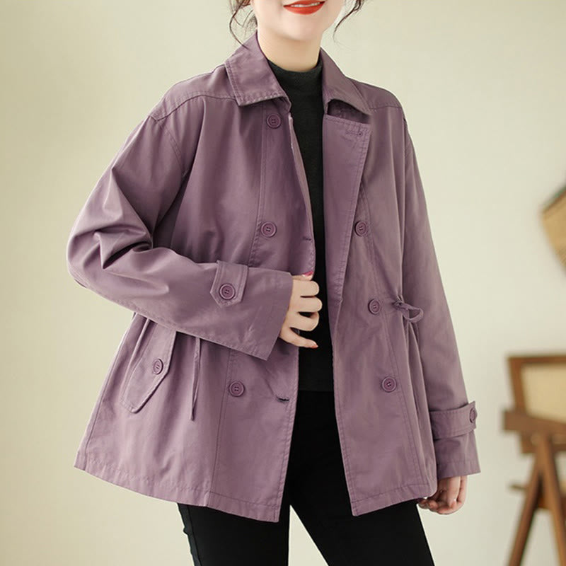 Nimara Ritual Women's Long Sleeve Button Cotton Jacket