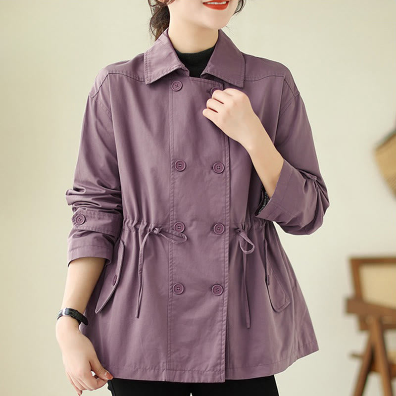 Nimara Ritual Women's Long Sleeve Button Cotton Jacket