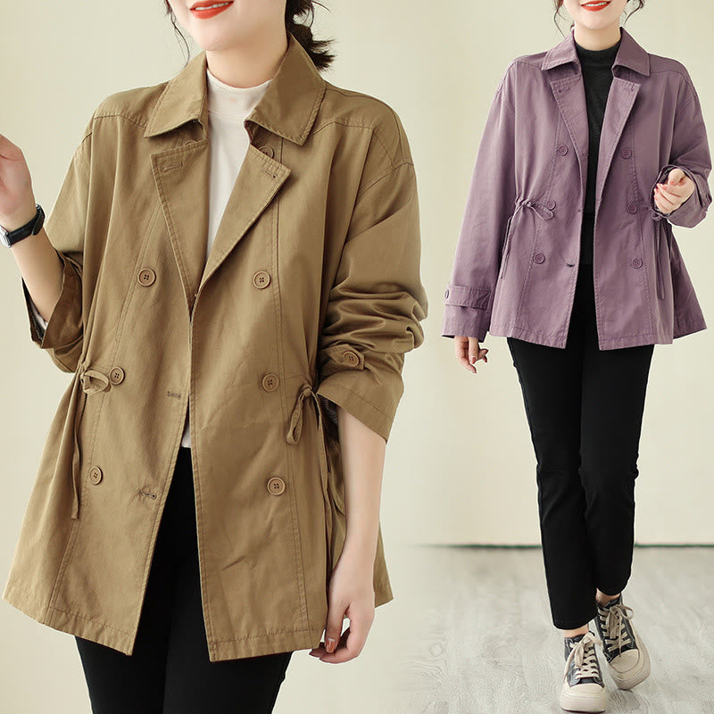 Nimara Ritual Women's Long Sleeve Button Cotton Jacket