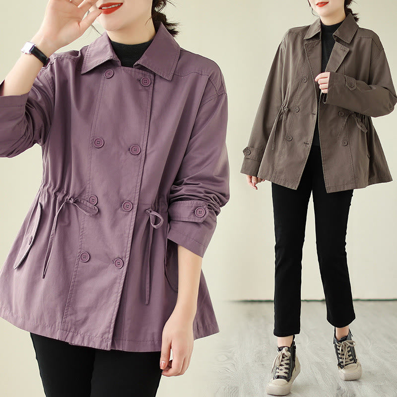 Nimara Ritual Women's Long Sleeve Button Cotton Jacket