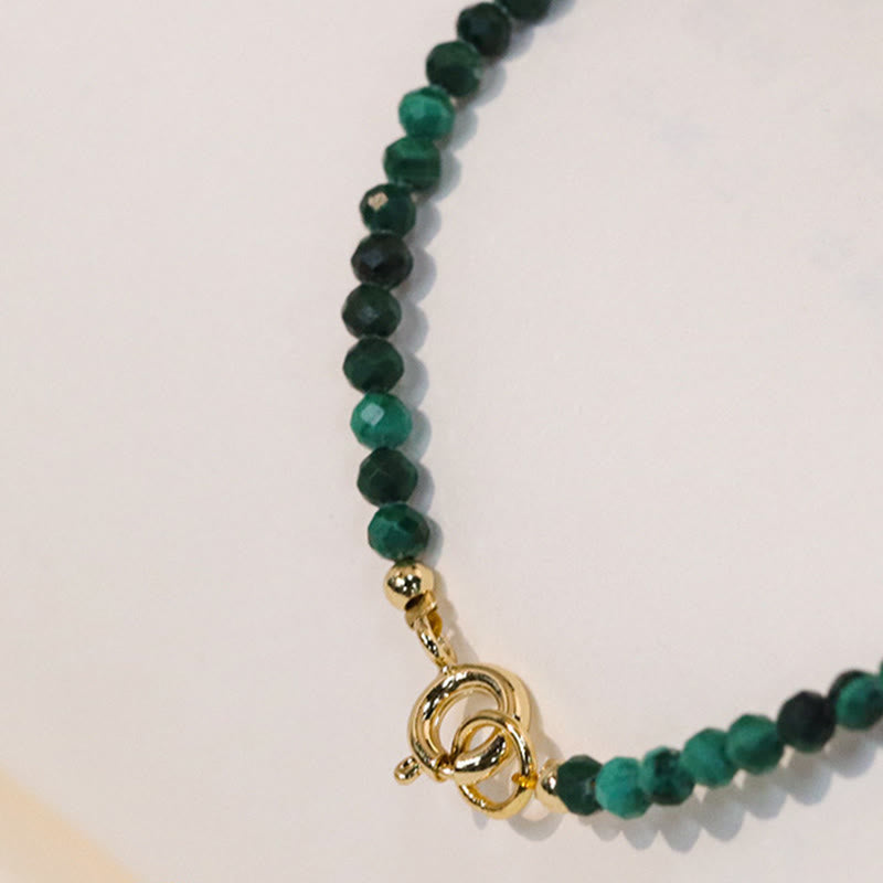 Nimara Ritual 3mm Natural Malachite Ultra-thin Beads Anti-anxiety Bracelet