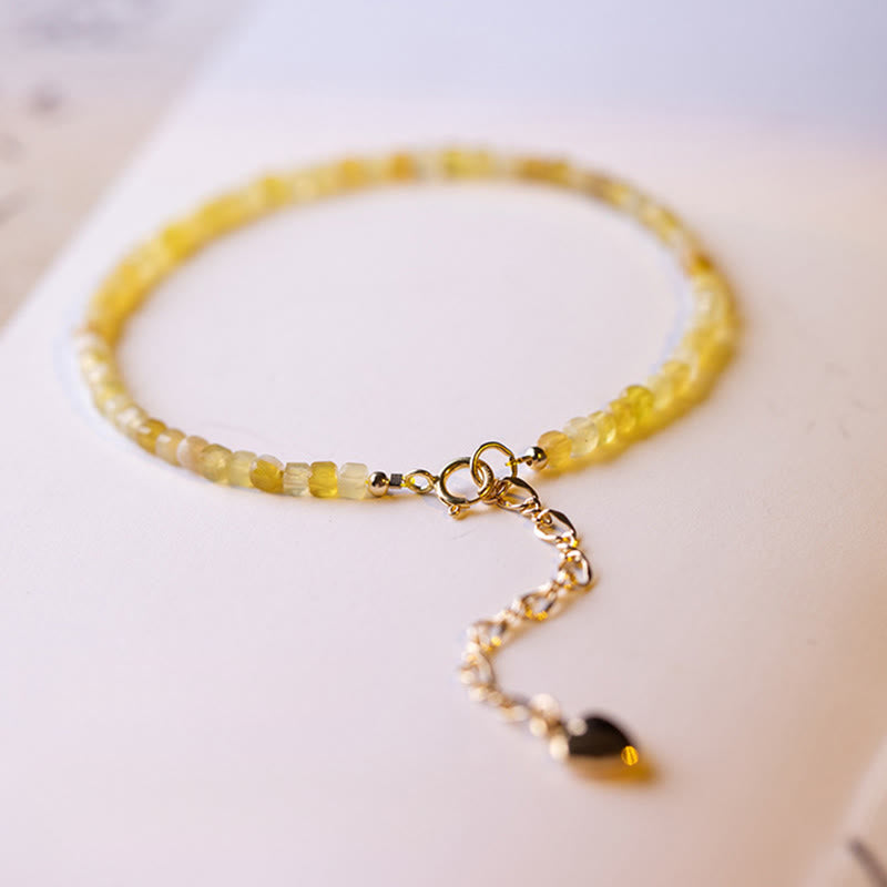Nimara Ritual 2mm Natural Opal Ultra-thin Beads Motivation Bracelet