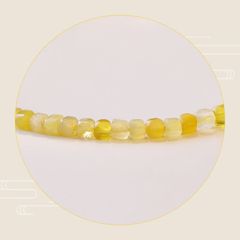 Nimara Ritual 2mm Natural Opal Ultra-thin Beads Motivation Bracelet