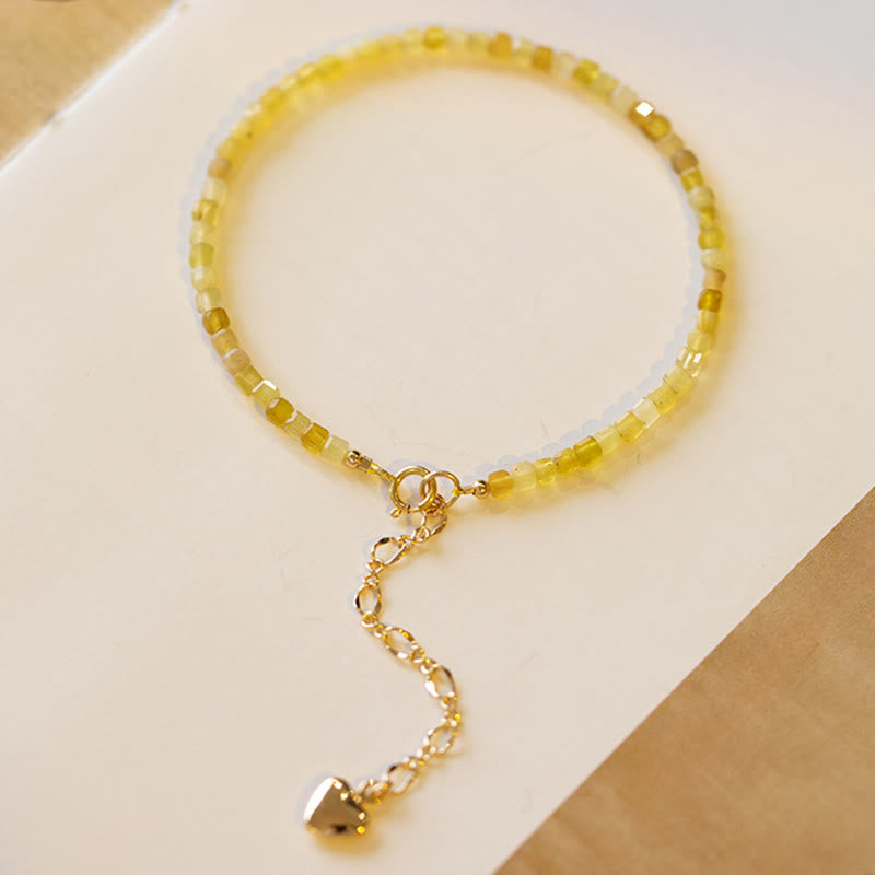 Nimara Ritual 2mm Natural Opal Ultra-thin Beads Motivation Bracelet