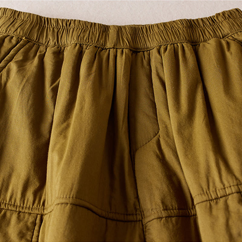 Nimara Ritual Plain Women's Harem Thick Pants With Pockets