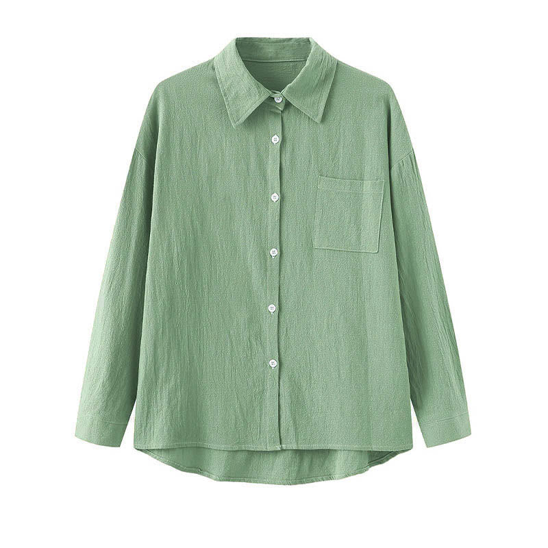 Nimara Ritual 2Pcs Long Sleeve Shirt Top With Pockets Drawstring Pants Meditation Cotton Clothing Women's Set