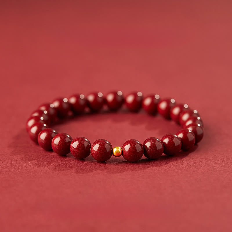 Nimara Ritual 925 Sterling Silver Cinnabar Beads Blessing Bracelet