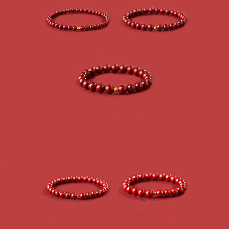 Nimara Ritual "Wishing Protection and Energy" Cinnabar Bracelet Includes Gift Message Card