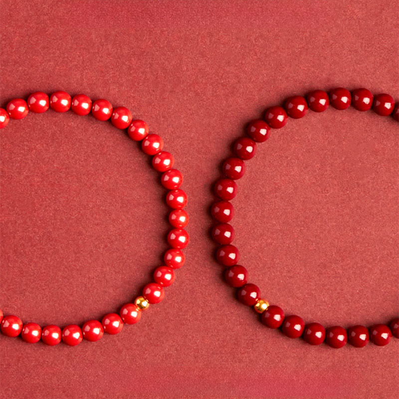 Nimara Ritual "Wishing Protection and Energy" Cinnabar Bracelet Includes Gift Message Card