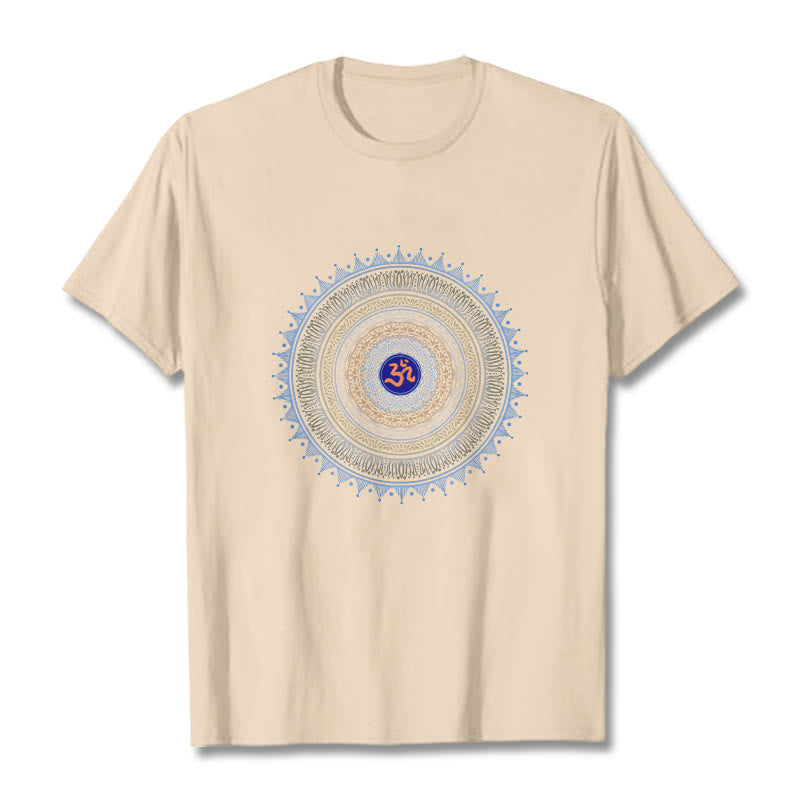 Nimara Ritual Mandala Flower OM Pattern Tee T-shirt