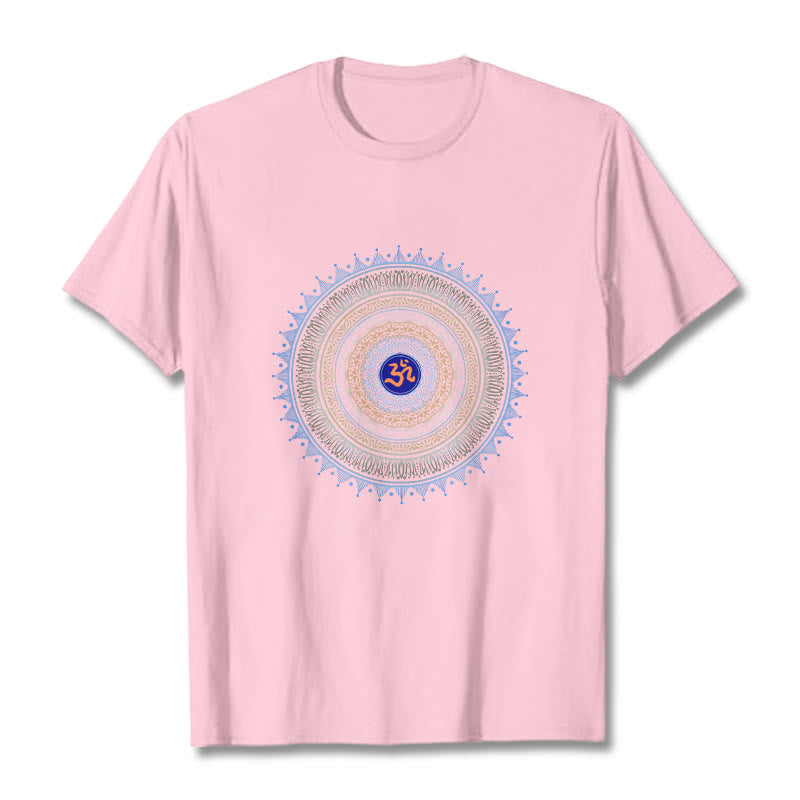Nimara Ritual Mandala Flower OM Pattern Tee T-shirt