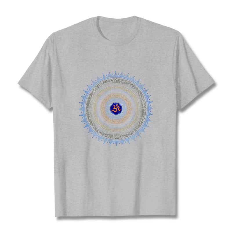 Nimara Ritual Mandala Flower OM Pattern Tee T-shirt