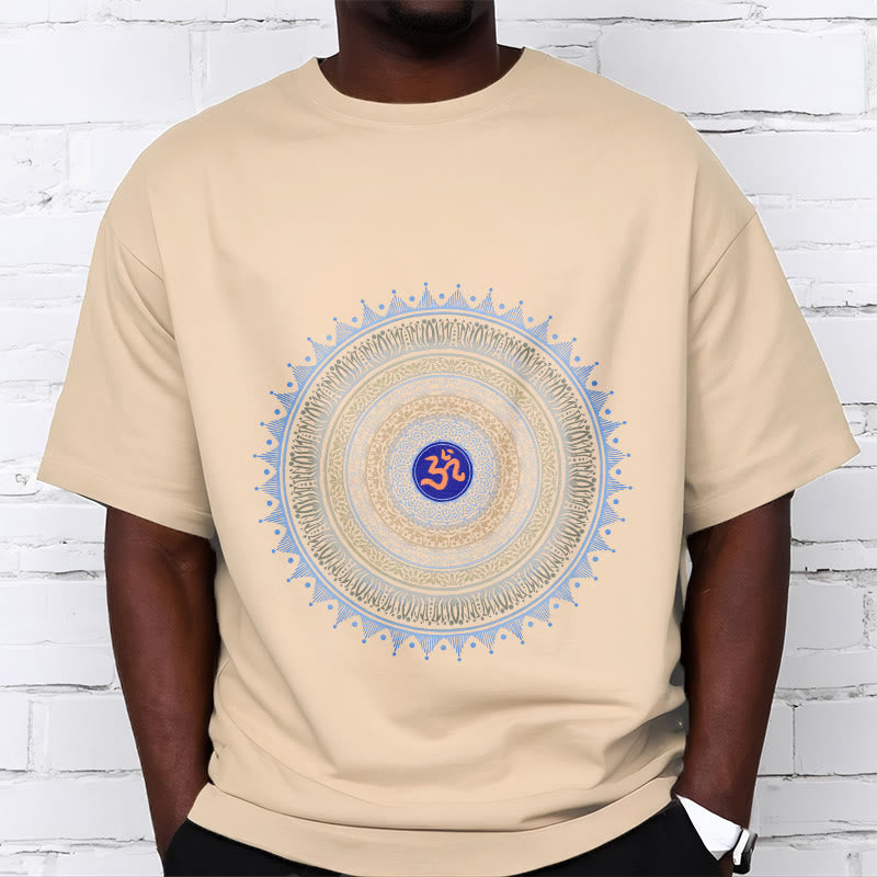 Nimara Ritual Mandala Flower OM Pattern Tee T-shirt