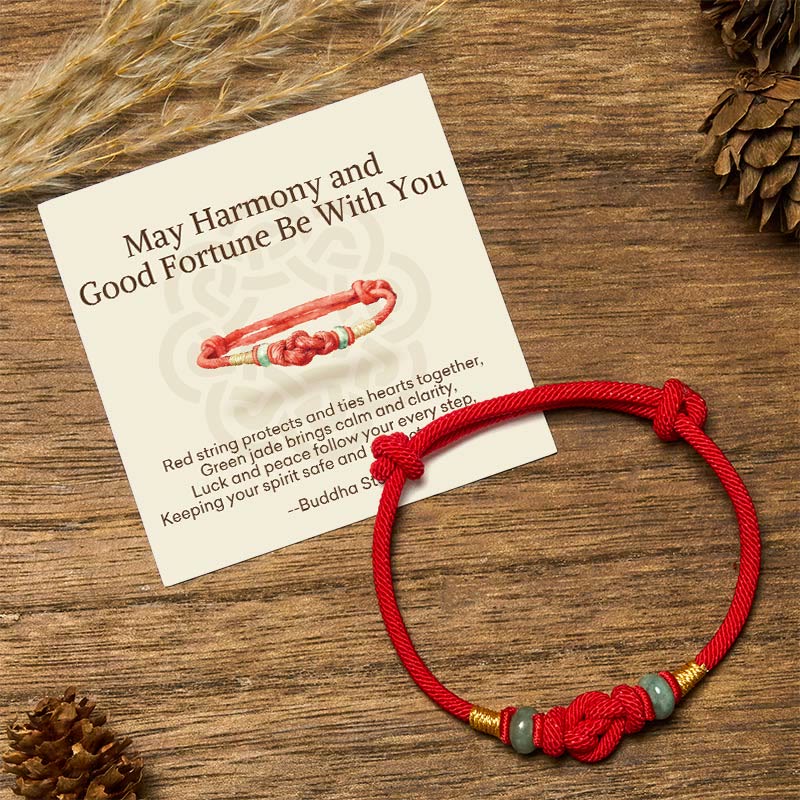 Nimara Ritual "May Harmony and Good Fortune Be With You" Bracelet Includes Gift Message Card