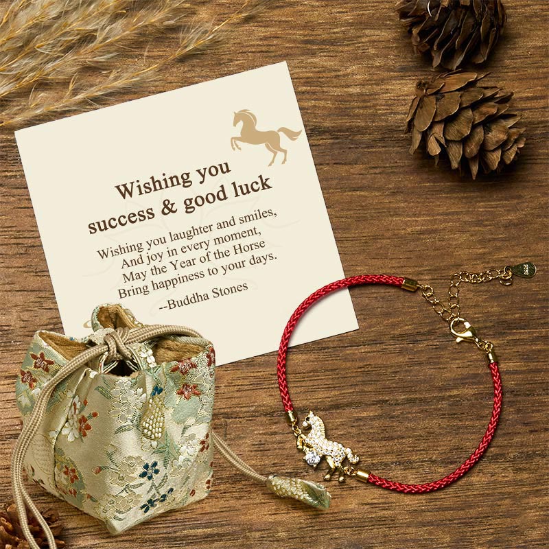 Nimara Ritual "Wishing You Success & Good Luck" Year of the Horse String Includes Gift Message Card