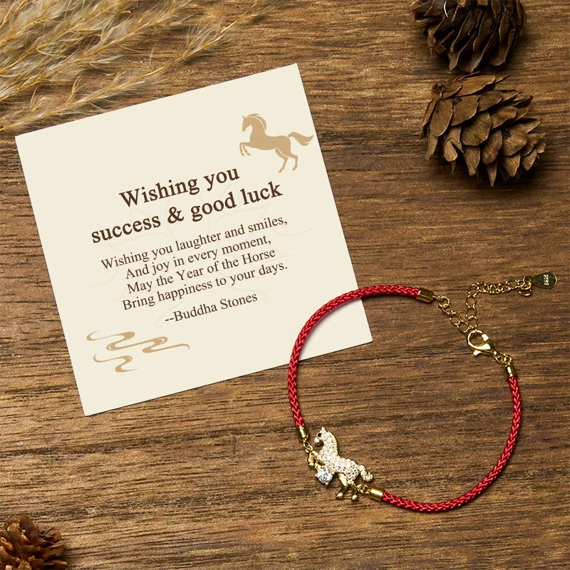 Nimara Ritual "Wishing You Success & Good Luck" Year of the Horse String Includes Gift Message Card