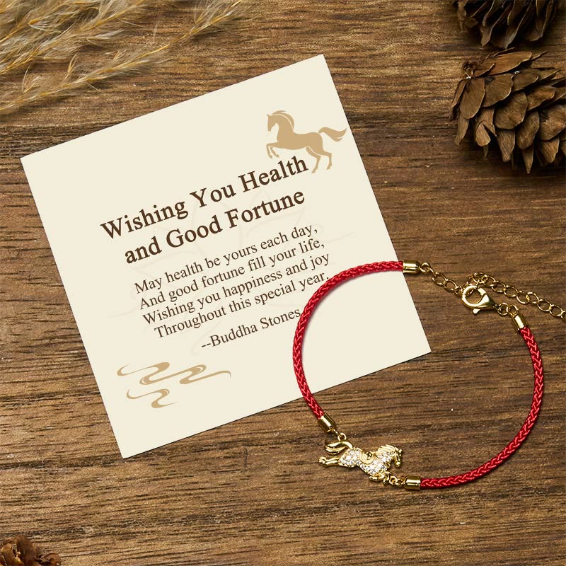 Nimara Ritual "Wishing You Health and Good Fortune" Year of the Horse Includes Gift Message Card
