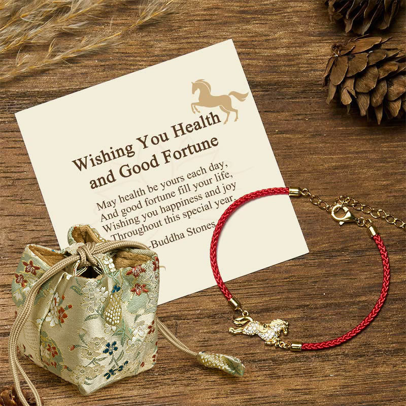 Nimara Ritual "Wishing You Health and Good Fortune" Year of the Horse Includes Gift Message Card