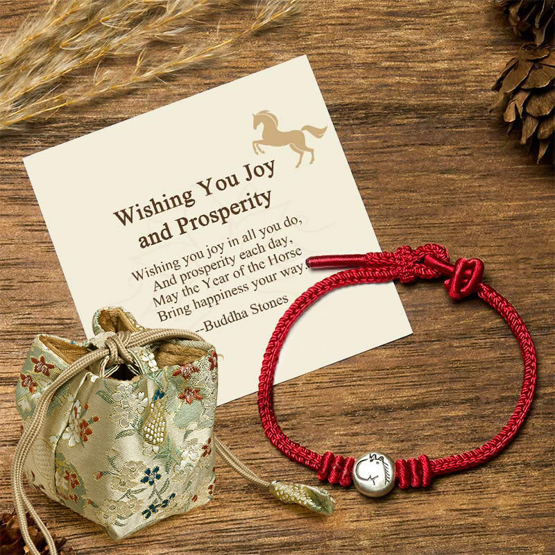 Nimara Ritual "Wishing You Joy and Prosperity" Year of the Horse Bracelet Includes Gift Message Card