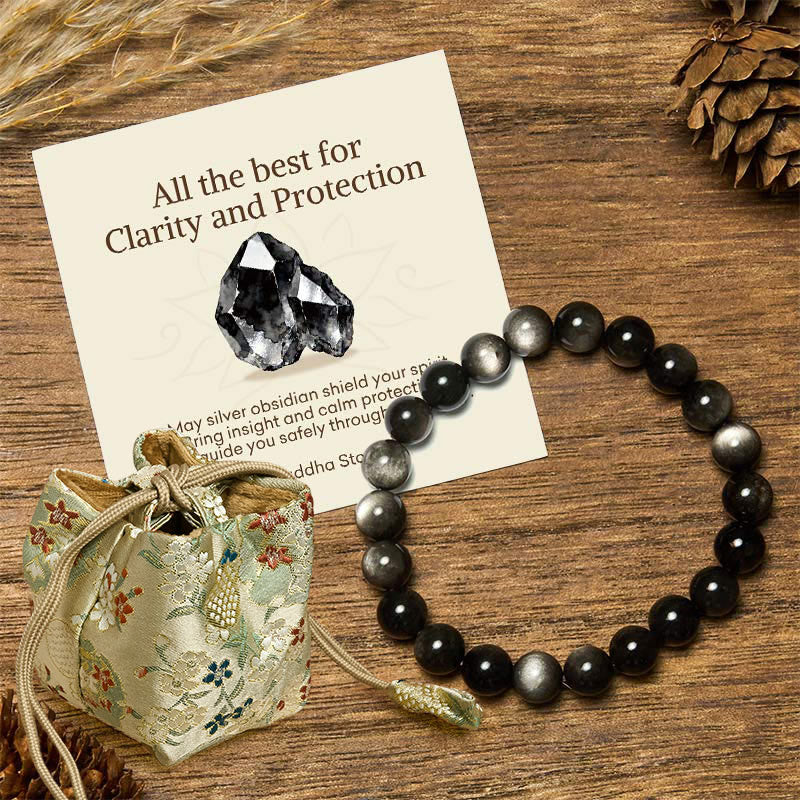 Nimara Ritual "All the Best for Love and Harmony" Stone Quartz Bracelet Includes Gift Message Card