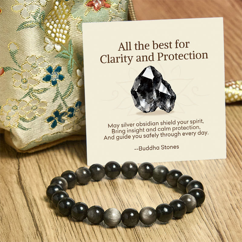 Nimara Ritual "All the Best for Love and Harmony" Stone Quartz Bracelet Includes Gift Message Card