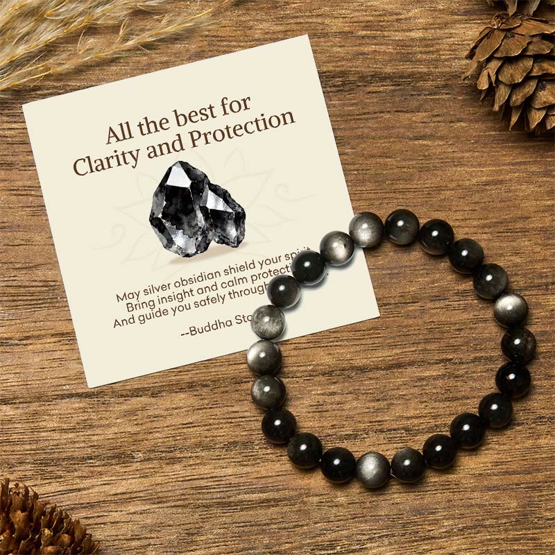 Nimara Ritual "All the Best for Love and Harmony" Stone Quartz Bracelet Includes Gift Message Card